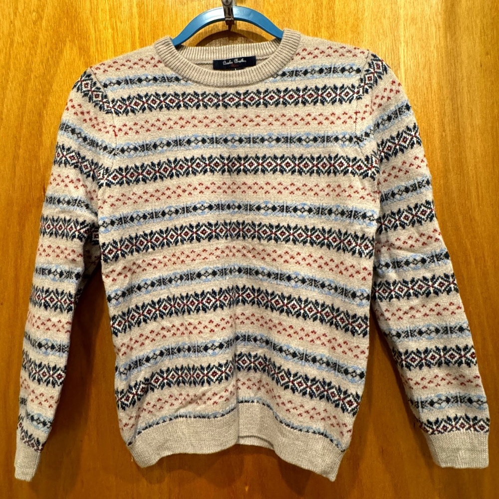 BROOKS BROTHERS - WOOL SWEATER - SIZE L